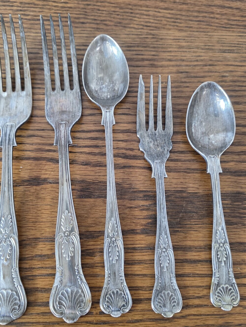 Vintage EPNS A1 Sheffield England Silver Plate Flatware Forks Spoons Lot
